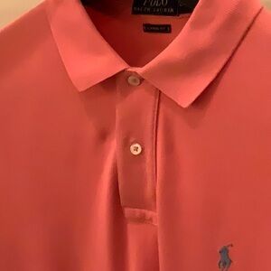 Ralph Lauren Salmon Polo Shirt Classic Piqué